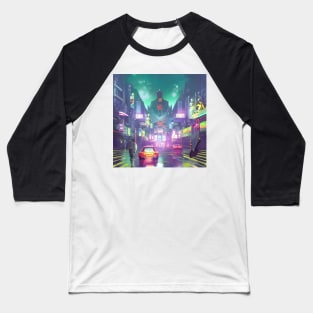 Neon Tokyo - Future Japan Baseball T-Shirt